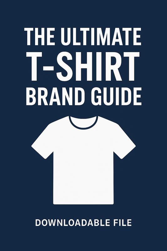 Ultimate Ebook : The Ultimate T-shirt Brand Guide. Downloadable File
