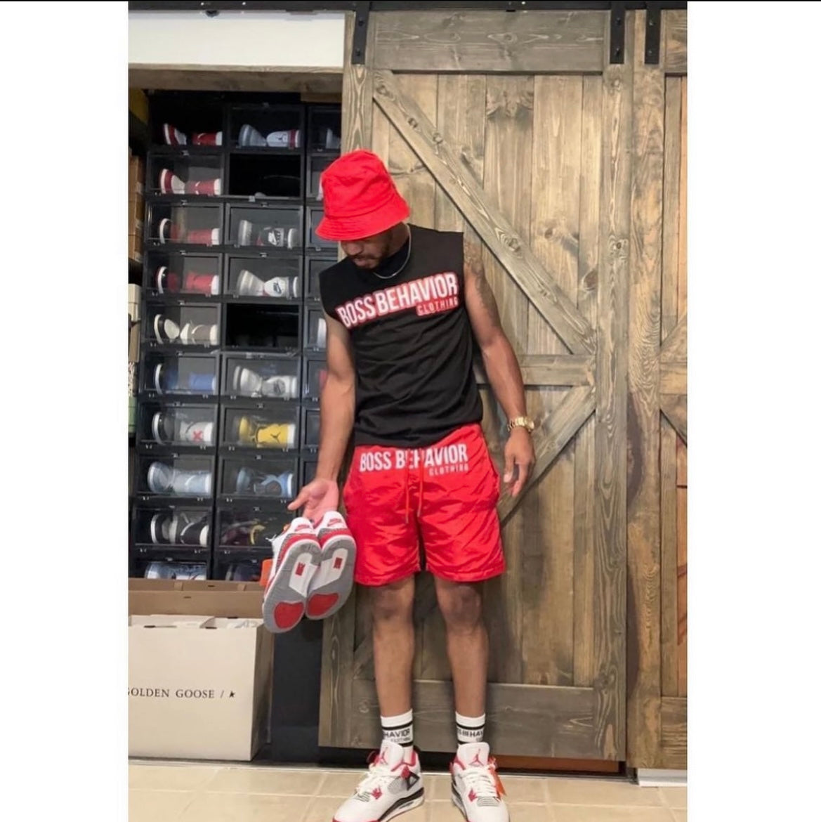 Socks: Boss Behavior Crew Socks (One Size Fit All) More Colors Available