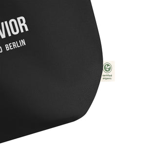Large Woman International Boss Behavior  organic black tote bag