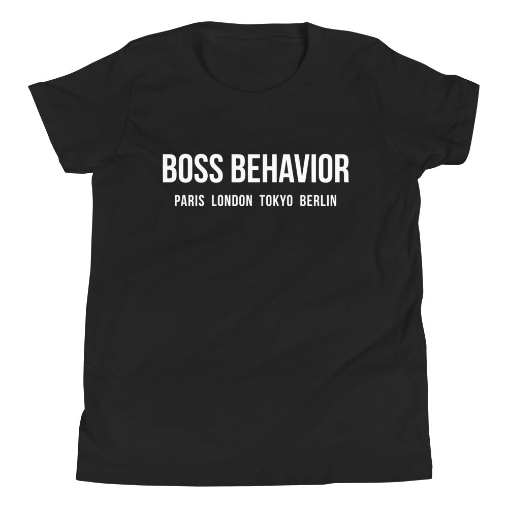 Youth Boss Behavior International  Short Sleeve T-Shirt